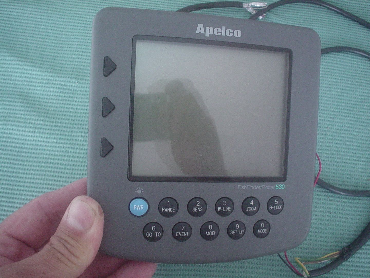 APELCO MARINE FISHFINDER/PLOTTER 530 WORKING CONDITION w POWER CORD & TRANSDUCER eBay
