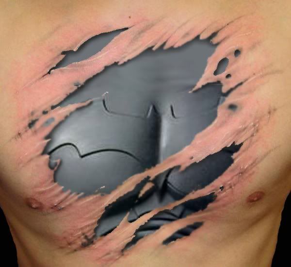 really sure that's a real tattoo. It could just be a good photoshop job.