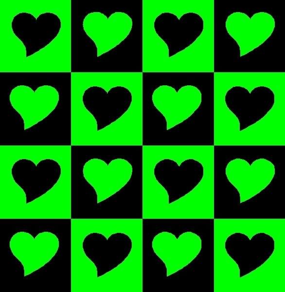 black and neon backgrounds. NeonGreenHearts.jpg Green and