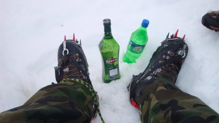 Scarpas. Miartini for scale.