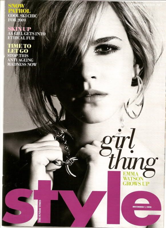 emma watson style magazine. Emma Watson Getting Hot In Style Magazine