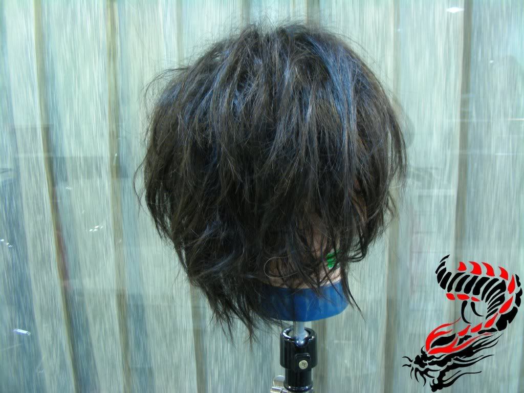 發型作品&quot;無生命的人頭.....&quot;