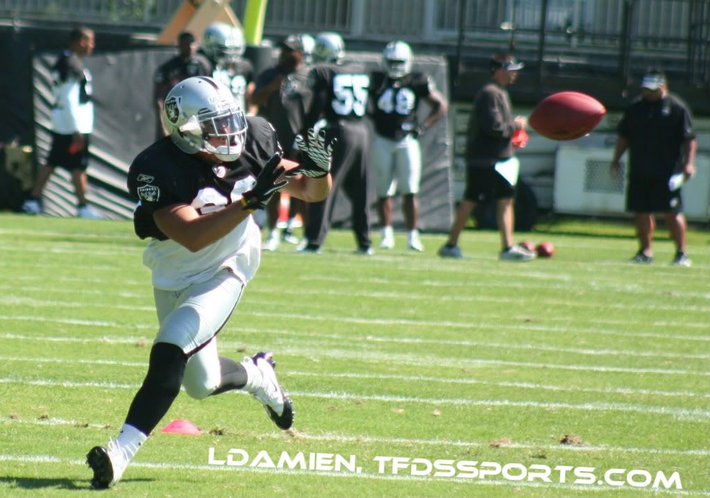 Raiders training camp day 8: Sterling has his day