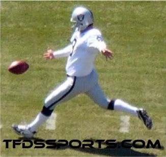 The best game for the Raiders was punting