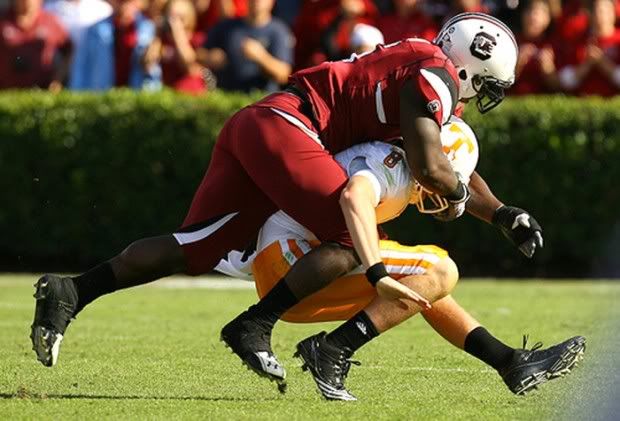 South Carolina linebacker Melvin Ingram