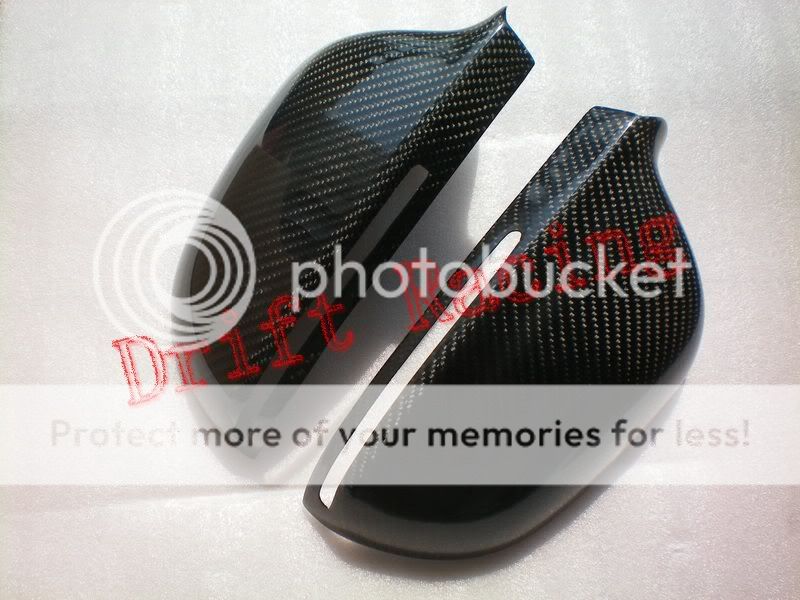Carbon Fiber Mirror Covers for 08 09 Audi A4 B8 8K A4L  