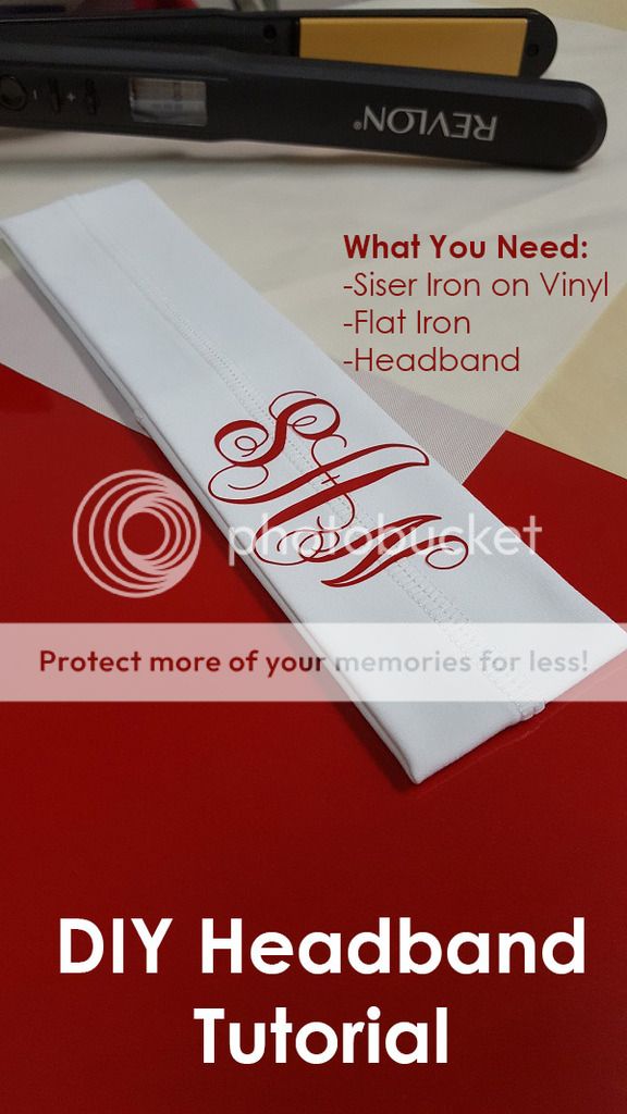  DIY Headbands tutorial using a flat iron and Siser heat transfer vinyl. siserblog.com