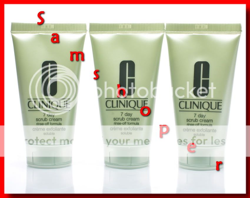 Clinique 7 day Scrub Cream rinse off formula 30MLX3  